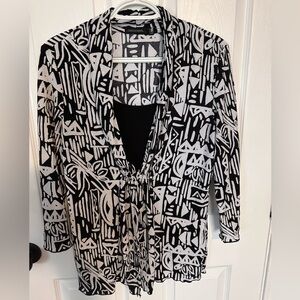 Notations Monochrome Abstract Dress